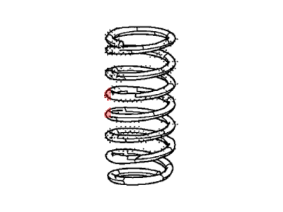 Honda 52441-T3V-A02 Spring, Rear