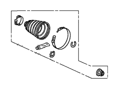 Honda 44018-T3V-A01 Boot Set, Outboard