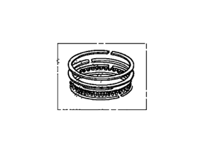 Honda Accord Hybrid Piston Rings - 13021-5K0-A01