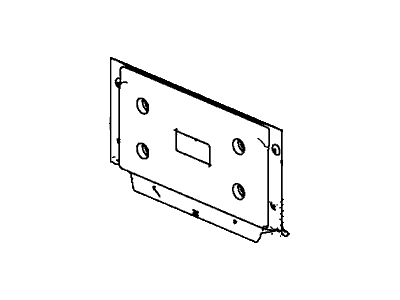 Honda 84681-T3V-A01ZA Lining Assy., FR. Trunk *NH85L* (GRAY ELEVEN)