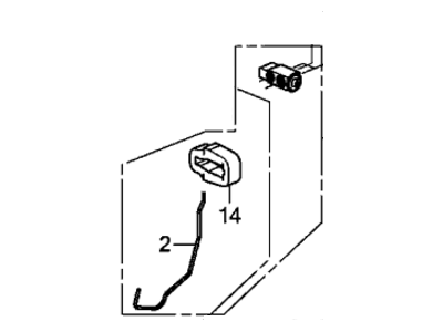 2015 Honda Accord Hybrid A/C Expansion Valve - 80221-T3V-A71