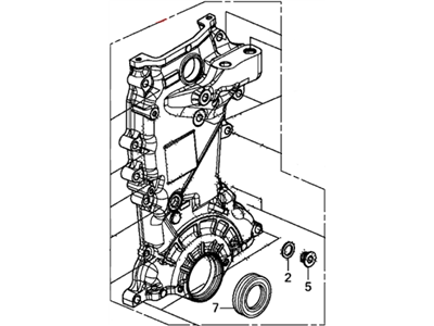 Honda 11410-RW0-000 Case Assembly, Chain