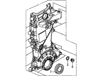 Honda Civic Timing Cover - 11410-RW0-000