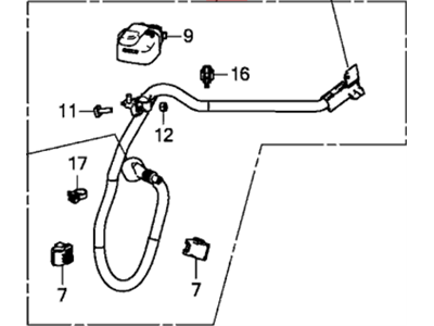 Honda 32410-TR2-A00 Cable Assembly, Starter