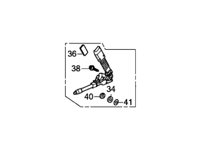 Honda 81825-TR3-A01ZA Pretensioner Assy., L. FR. Lap(Outer) *NH167L* (GRAPHITE BLACK)