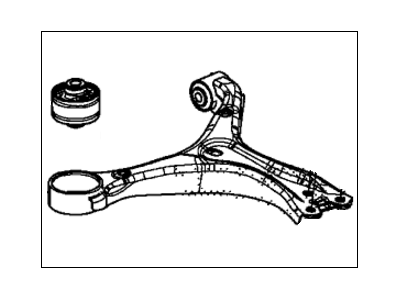 Honda 51350-TR0-A51 Arm, Right Front (Lower)