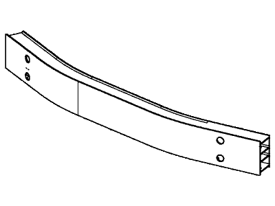 Honda 71531-TR2-A00 Beam, RR. Bumper