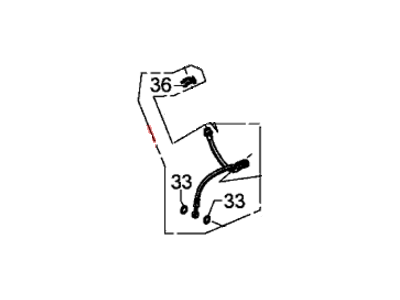 2012 Honda Civic Brake Line - 01465-TR0-A02