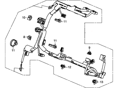 Honda 1N000-RW0-000 Harness, Ipu