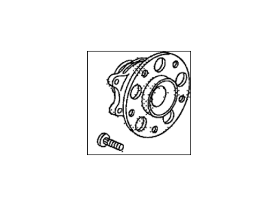 Honda 42200-TT1-A01 Bearing Assembly, Rear Hub Unit