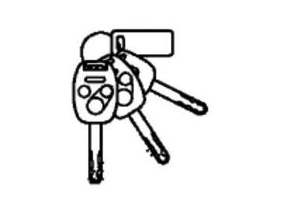 2013 Honda Civic Ignition Lock Cylinder - 06350-TR2-A01