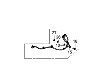 Honda 04813-TR3-A00ZD Buckle Se*NH167L*