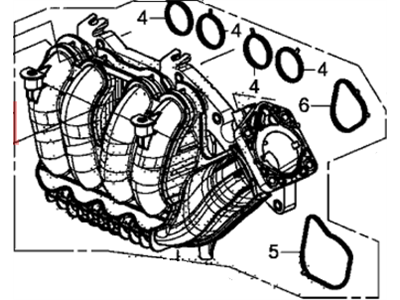 Honda 17010-RW0-A00 Chamber Assembly, Intake Manifold