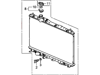 Honda Civic Radiator - 19010-RW0-A51