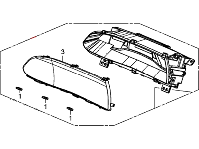 2015 Honda Civic Speedometer - 78100-TR0-A13