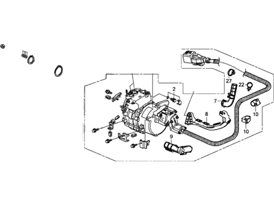 Honda 38810-RW0-A01 Compressor