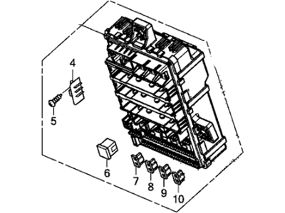 Honda 38200-TR2-A02 Box Assembly, Fuse