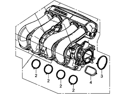 Honda 17100-5R1-004 Manifold, Intake