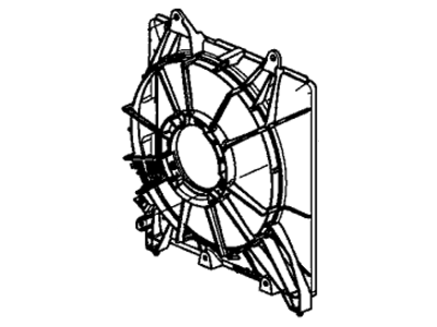 2017 Honda Fit Fan Shroud - 19015-5R1-003