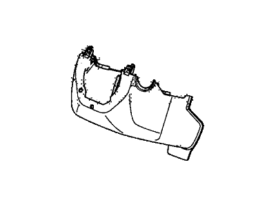 Honda HR-V Steering Column Cover - 77360-T5R-A01ZA