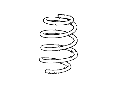 Honda 51401-T5R-A11 Spring, Front