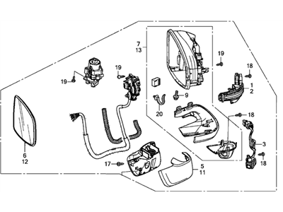 Honda 76258-T5R-305