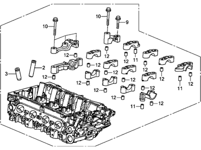 2019 Honda Fit Cylinder Head - 12100-5R1-000