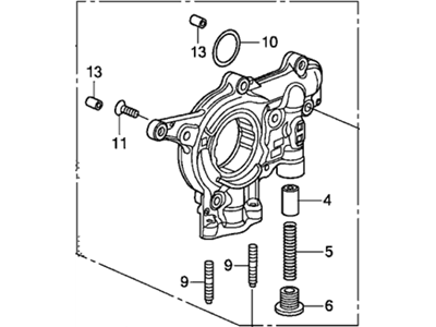 Honda 15100-5R0-003 Pump Assembly, Oil