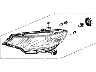 Honda 06100-T5A-J21 Kit,R H/L Mountin