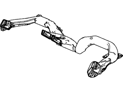 Honda 77420-TAR-G11 Duct Assy., Vent