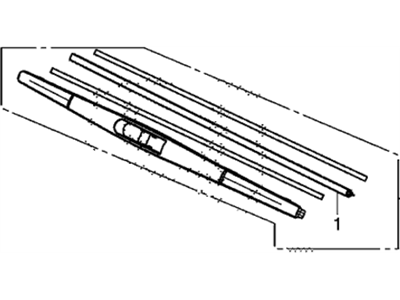 Honda 76730-T5A-003 Blade, Rear Windshield Wiper (350Mm)