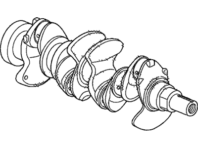 2019 Honda Clarity Plug-In Hybrid Crankshaft - 13310-5R1-040