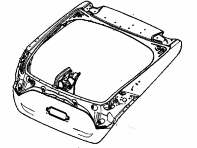 Honda Civic Tailgates - 68100-TGH-A10ZZ