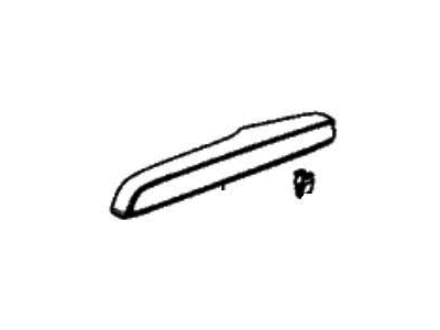 Honda 83416-TGH-A20ZC Armrest, Drvier Side (Uh2Dr-Si Red)