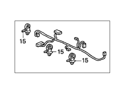 Honda 32157-S04-A00 Sub-Wire, Heater (A)