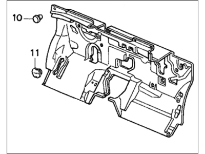 Honda 74260-S01-A01 Insulator, Dashboard