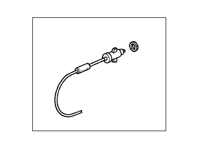 1996 Honda Civic Fuel Door Release Cable - 74411-S04-G01