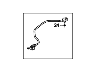 Honda 80331-S01-A01 Pipe, Condenser