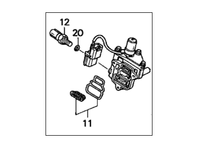 1996 Honda Civic Spool Valve - 15810-P2M-A01