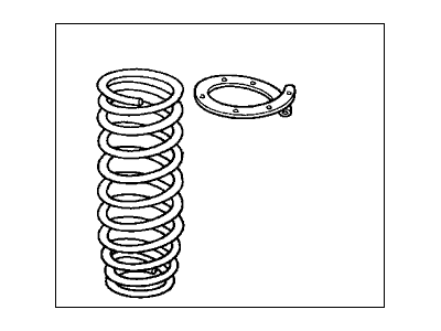 Honda 52440-S01-A21 Spring, Rear