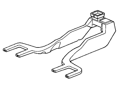 Honda 83331-SR4-A00 Duct, RR. Heater