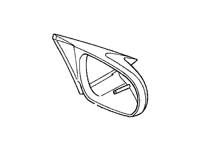 2000 Honda Civic Mirror Cover - 76201-S01-A25ZJ