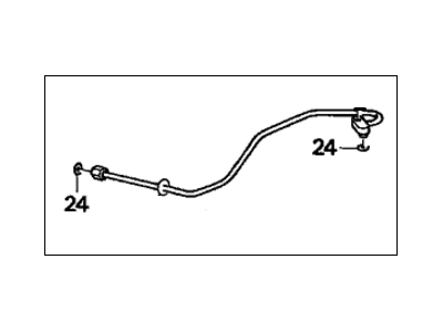 Honda 80341-S01-A01 Pipe A, Receiver