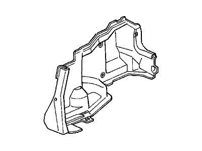 Honda 84601-S04-J00ZA Garnish, R. Trunk Side *NH85L* (GRAY ELEVEN)