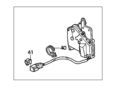 Honda 72155-S04-A02 Actuator Assembly, Left Front Door Lock