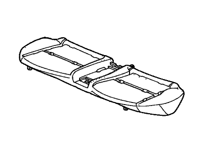 Honda 82132-S1G-A01 Pad & Frame, Rear Seat Cushion