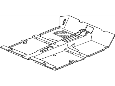 Honda 83301-S04-A00ZA Floor Mat *NH178L* (EXCEL CHARCOAL)