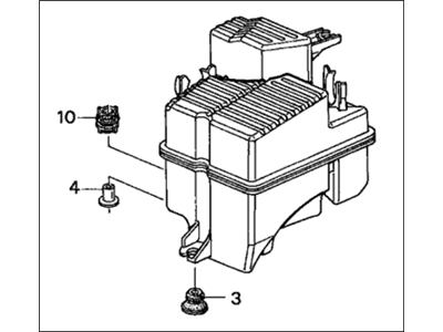 Honda 17230-P2A-005 Chamber Assy., Resonator