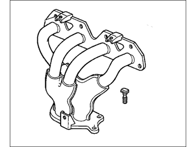 Honda 18000-P2P-A00 Manifold Assembly, Exhuast