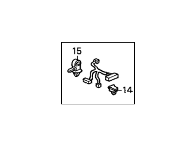 Honda 32257-S04-A00 Sub-Wire, Heater (B)